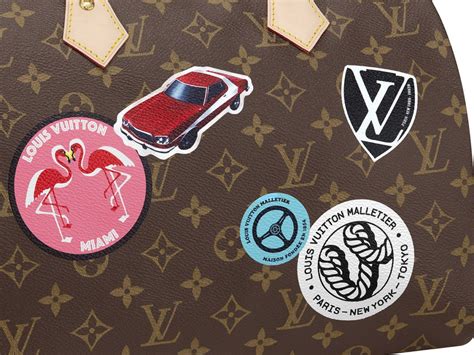 louis vuitton bag stickers|louis vuitton bag publicity picture.